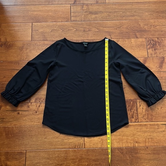 Ann Taylor Relax Fit Black Blouse Size XS - Picture 6 of 9
